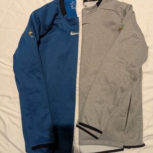 Nike Blue and Gray Sweatshirts